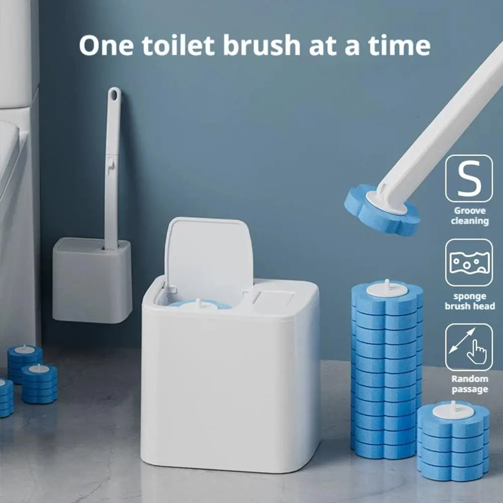 Kit Cepillo Desechable para Inodoro - Limpieza Higiénica sin Contacto