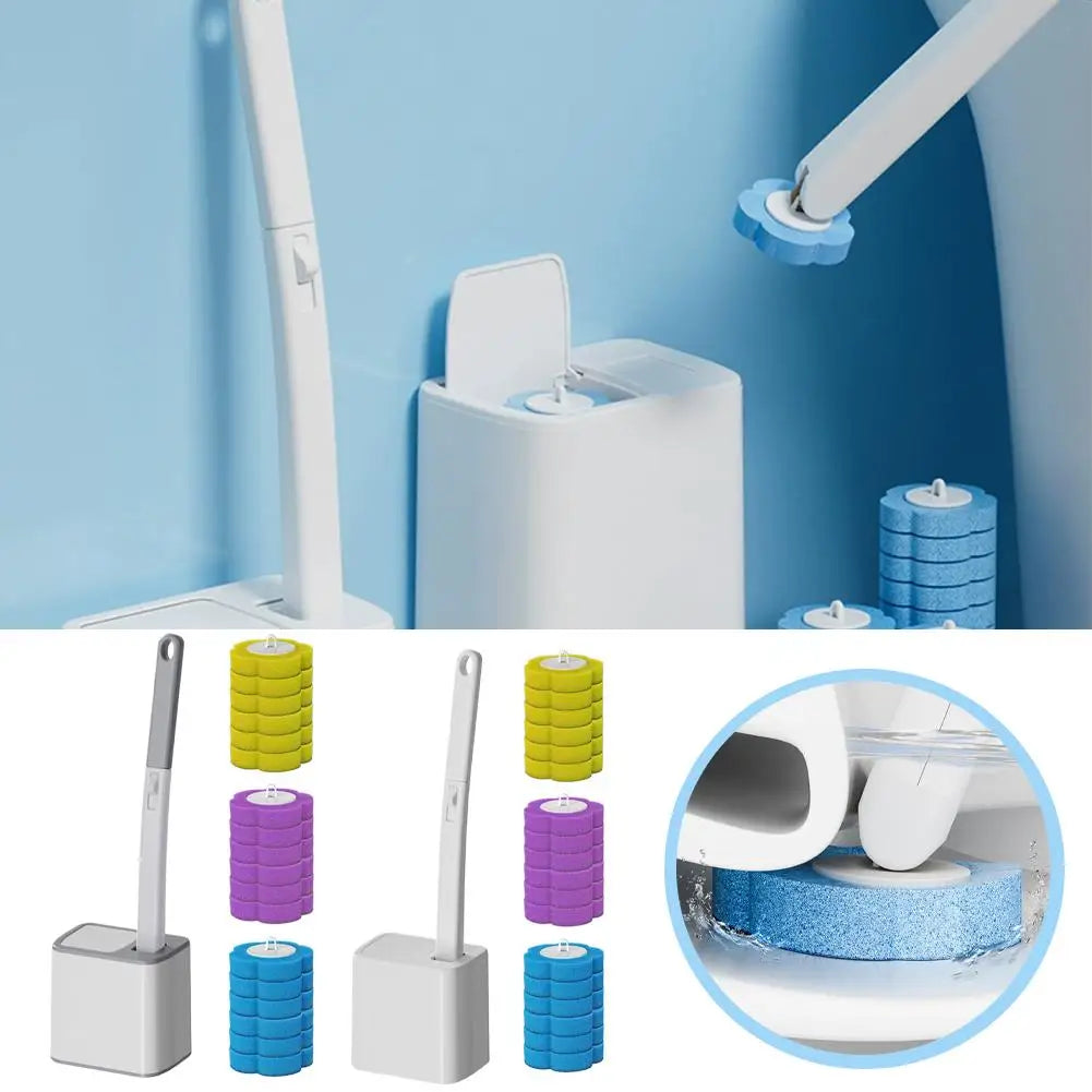 Kit Cepillo Desechable para Inodoro - Limpieza Higiénica sin Contacto