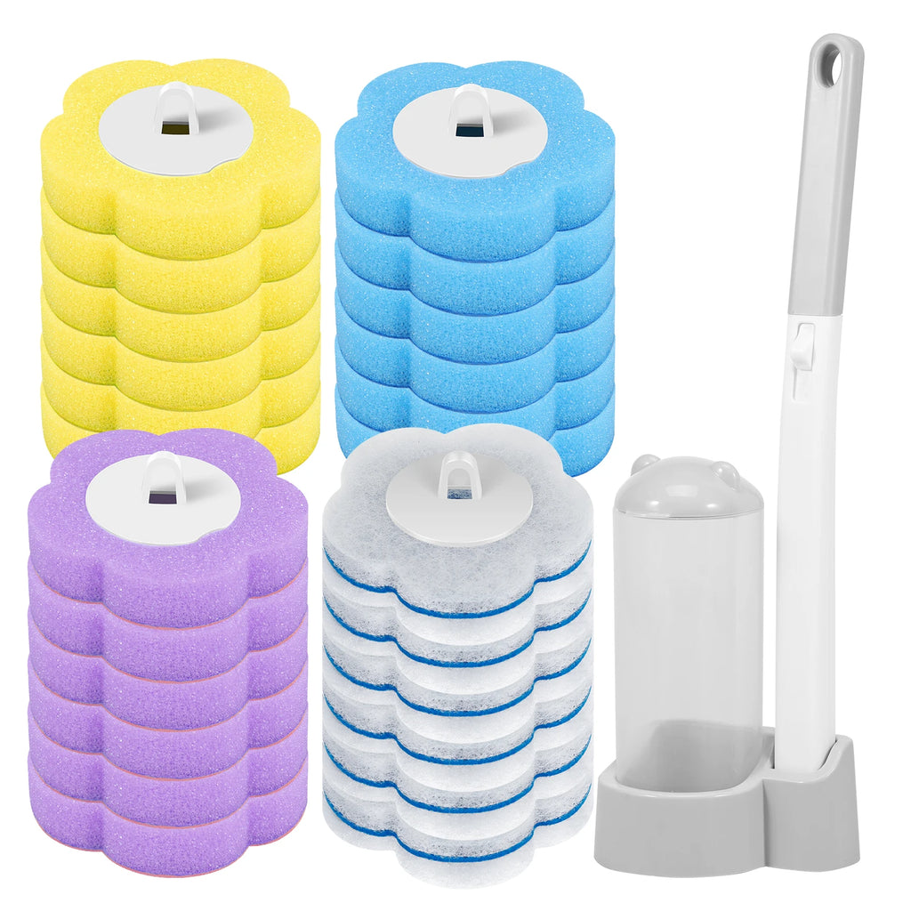 Kit Cepillo Desechable para Inodoro - Limpieza Higiénica sin Contacto