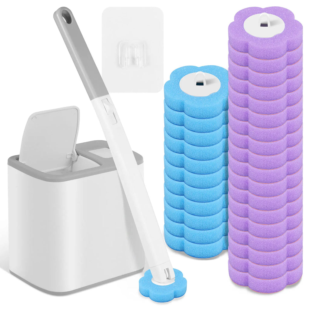 Kit Cepillo Desechable para Inodoro - Limpieza Higiénica sin Contacto