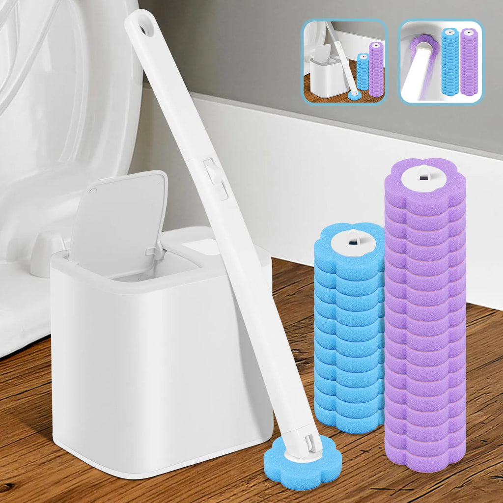 Kit Cepillo Desechable para Inodoro - Limpieza Higiénica sin Contacto