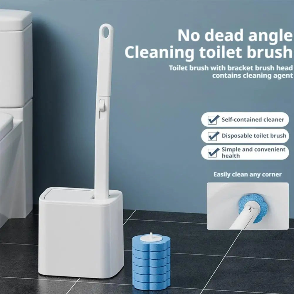 Kit Cepillo Desechable para Inodoro - Limpieza Higiénica sin Contacto