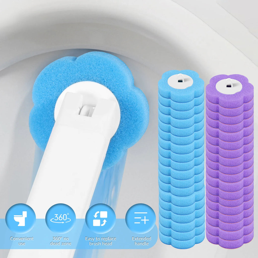 Kit Cepillo Desechable para Inodoro - Limpieza Higiénica sin Contacto