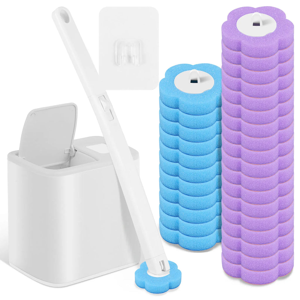 Kit Cepillo Desechable para Inodoro - Limpieza Higiénica sin Contacto